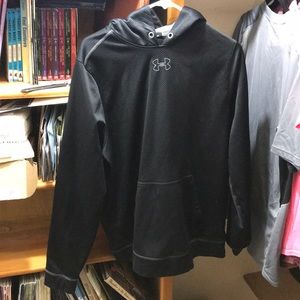 Under Amour Black hoodie mens workout large black